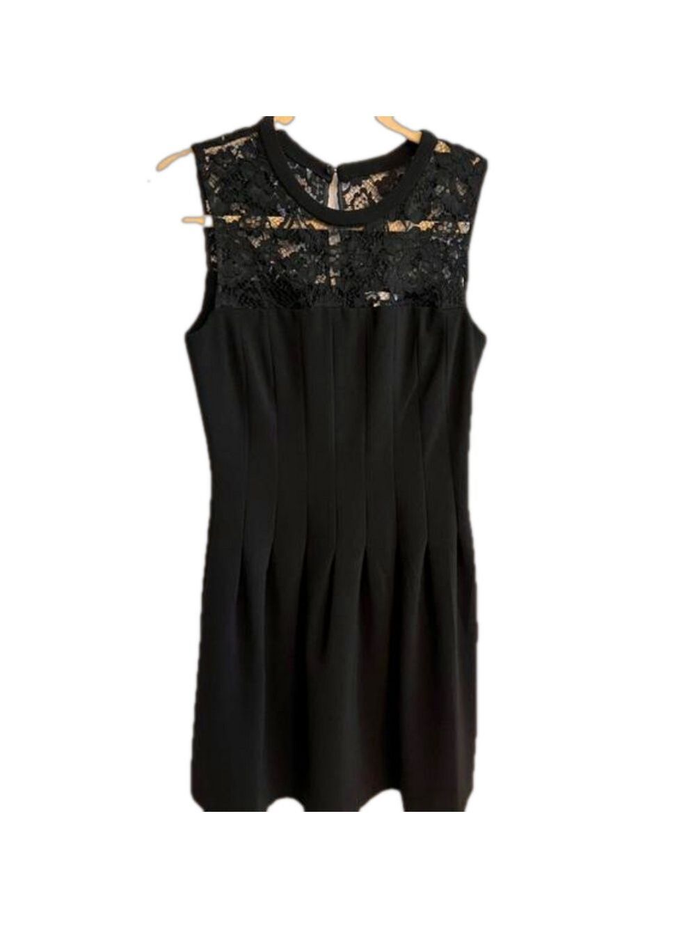 EUC H & M lace pleated sleeveless dress size 6